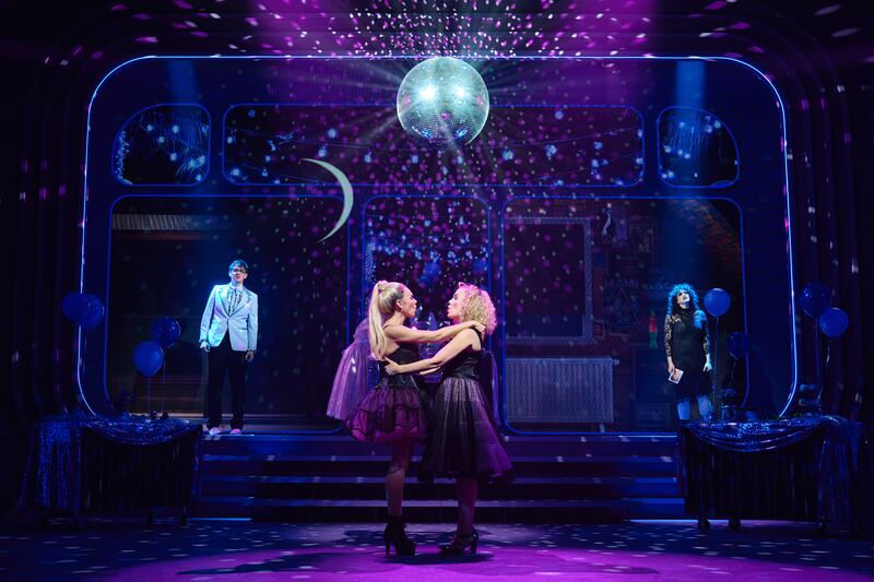 Michael Thomas Grant, Laura Bell Bundy, Kara Lindsay and Jordan Kai Burnett