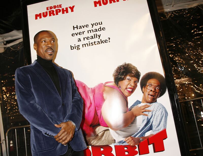 LOS ANGELES - FEBRUARY 9:  Actor Eddie Murphy arrives at the premiere of Dreamworks' "Norbit" at the Mann Village Theatre on February 9, 2007 in Los Angeles, California. (Photo by Kevin Winter/Getty Images)