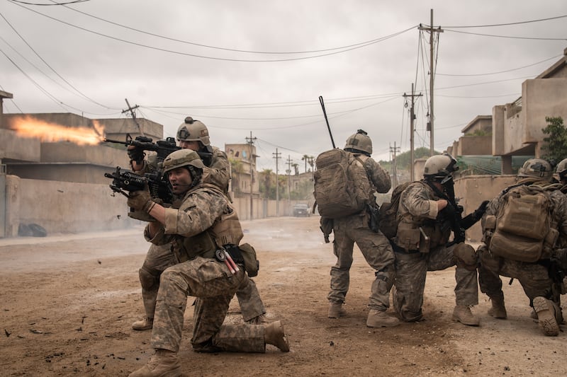Intense action in "Warfare"