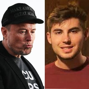Elon Musk and Marko Elez.