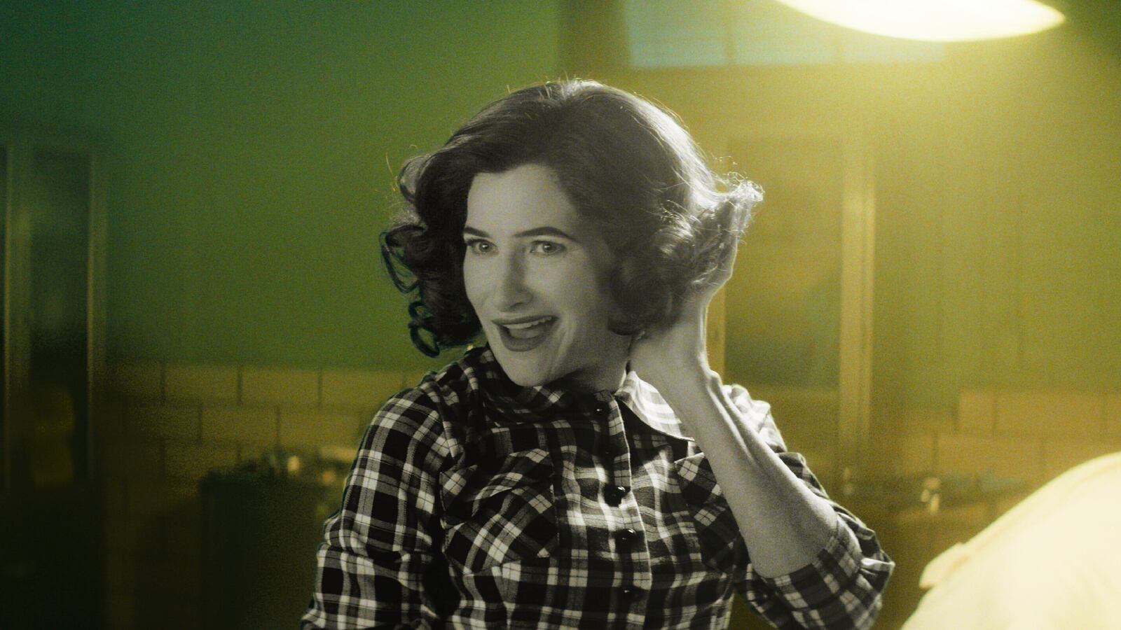 A photo still of Kathryn Hahn in Agatha All Along
