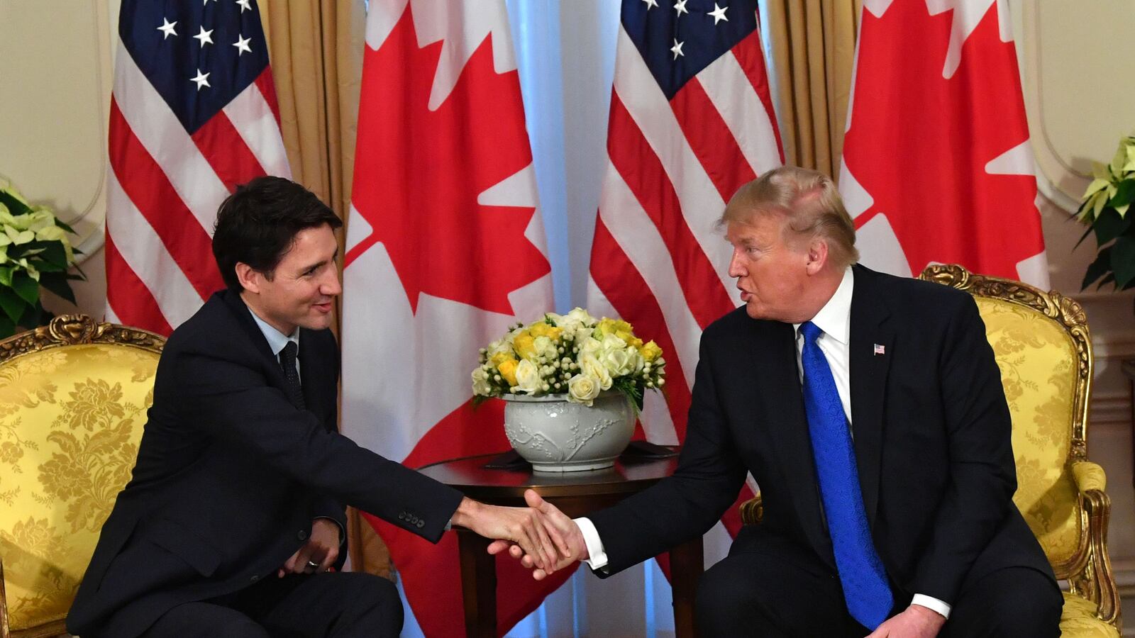 Justin Trudeau and Donald Trump