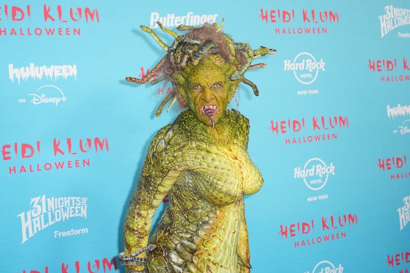 Heidi Klum as Medusa for Halloween 2025