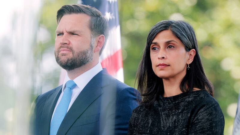 JD Vance and his wife Usha