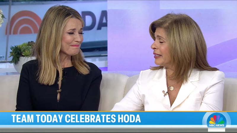 Savannah Guthrie and Hoda Kotb