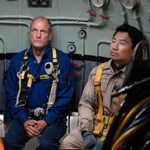 Woody Harrelson and Simu Liu