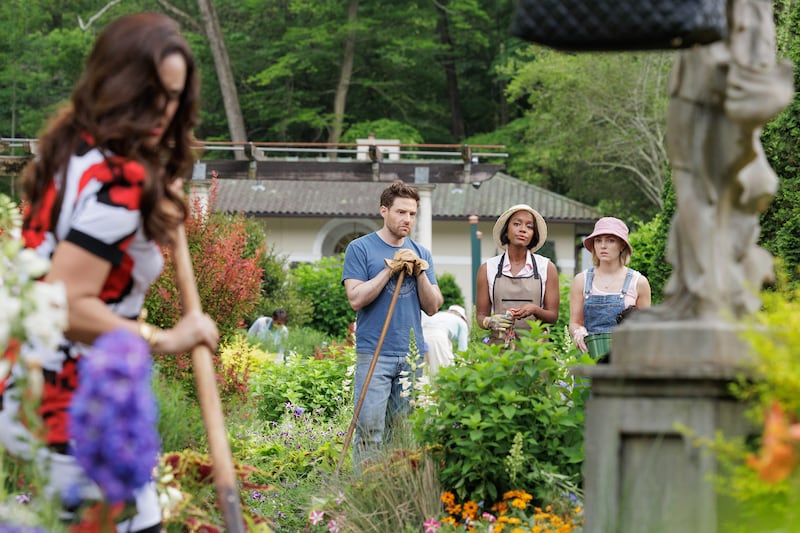 Melissa Fumero as Birdie, Ben Rappaport as Brett, Aja Naomi King as Catherine and AnnaSophia Robb as Alice.