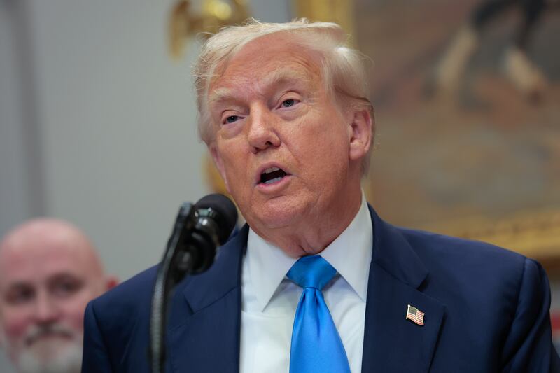President Donald Trump called Federal Reserve Chair Jerome Powell "too late" urged the Fed to lower interest rates while speaking at the White House on Wednesday ahead of the FOMC announcement.
