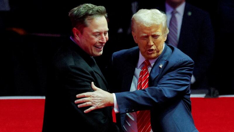 Trump and Musk embrace