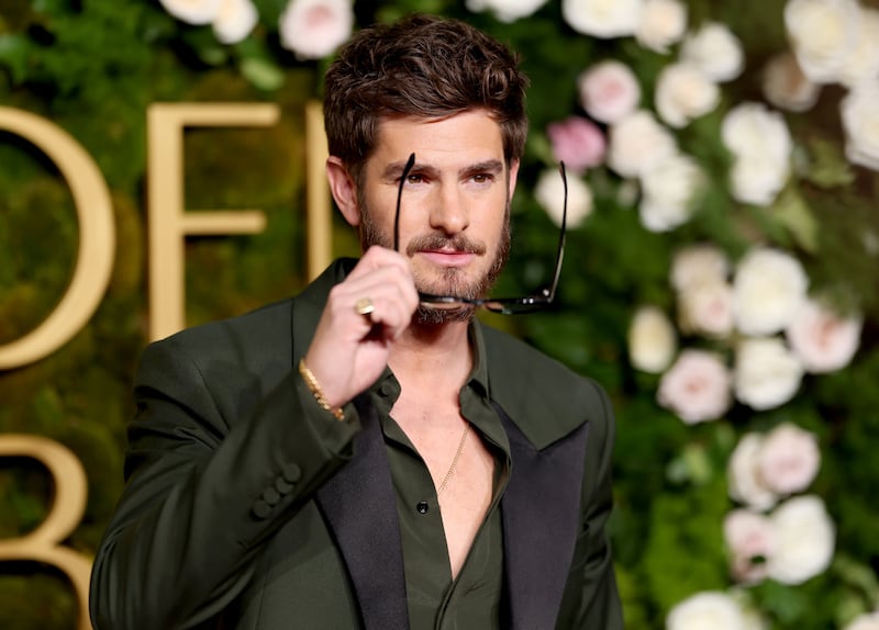 Andrew Garfield at the Golden Globe Awards
