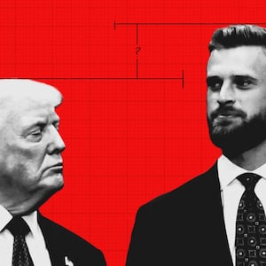 The height difference of Donald Trump and Harrison Butker