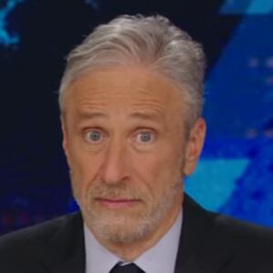 Jon Stewart addressing Musk's hand gesture