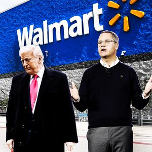 Donald Trump and Walmart CEO, Doug McMillon