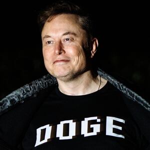 White House Senior Advisor Elon Musk walks to the White House.