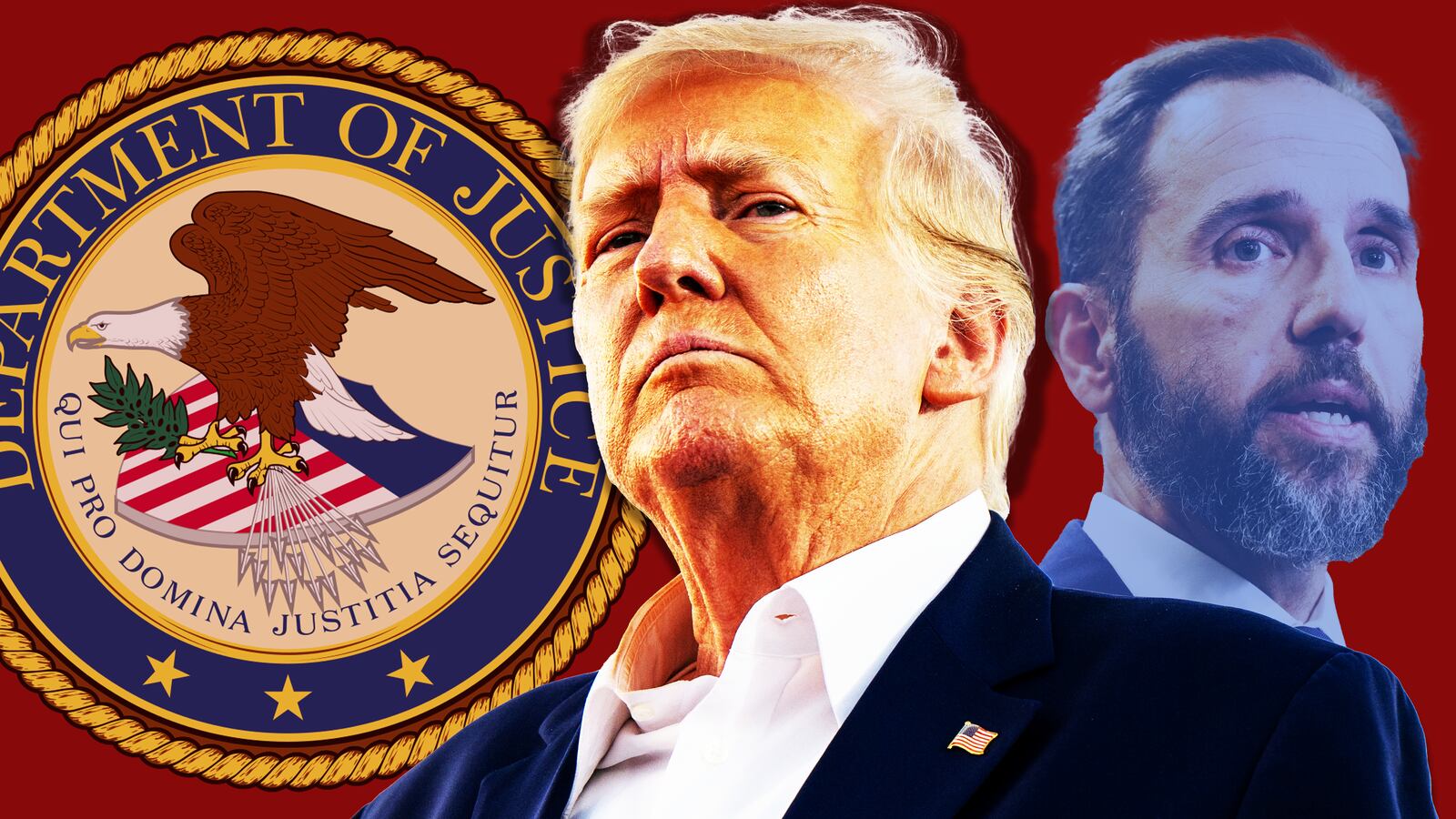 Donald Trump, Department of Justice, Jack Smith illustration