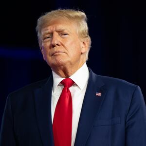 Former U.S. President Donald Trump speaks at the Conservative Political Action Conference.