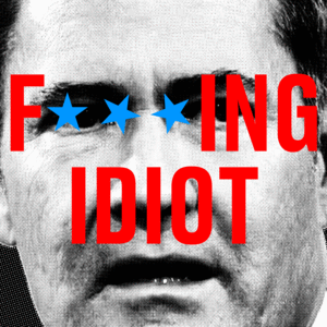 Michael Waltz with "f***ing idiot" with spinning stars on top of his face