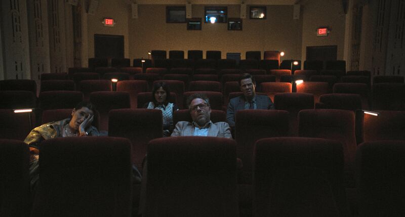 Seth Rogen, Kathryn Hahn, Ike Barinholtz and Chase Sui Wonders.