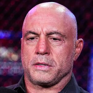 NEW YORK, NEW YORK - NOVEMBER 16: Announcer Joe Rogan looks on during the UFC 309 event at Madison Square Garden on November 16, 2024 in New York City. (Photo by Jeff Bottari/Zuffa LLC)