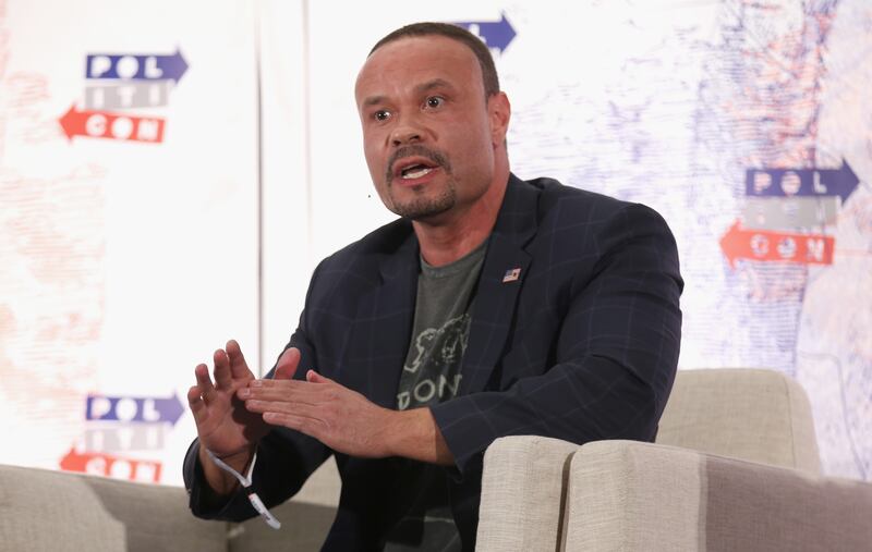 Dan Bongino speaks onstage during Politicon 2018 at Los Angeles Convention Center on October 21, 2018 in Los Angeles, California