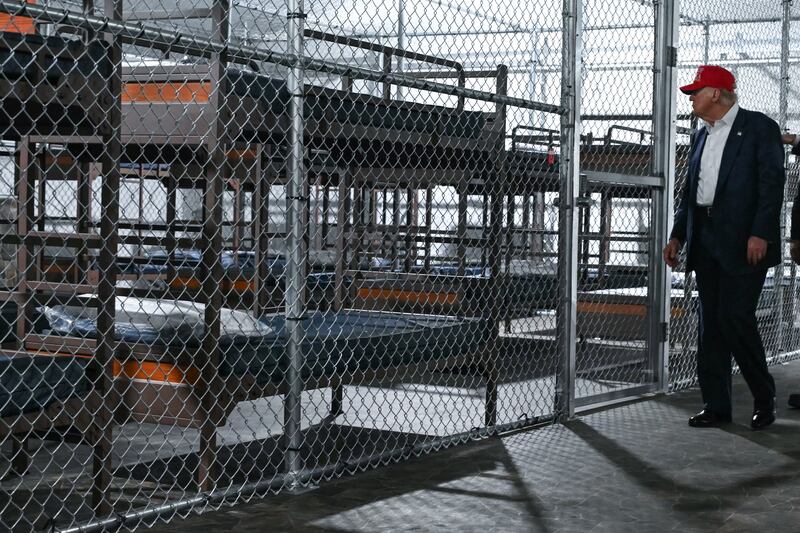 Trump's makeshift Alligator Alcatraz migrant detention center has also been accused of "inhumane" conditions.