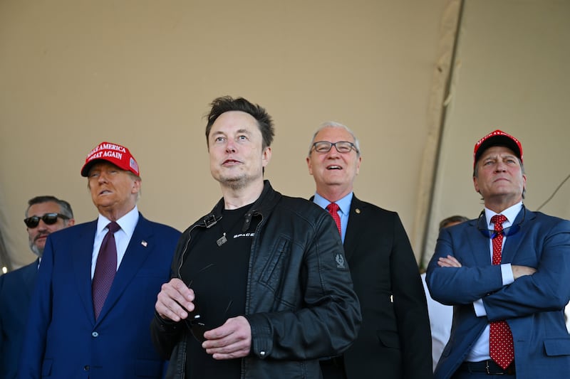 Elon Musk and Donald Trump.