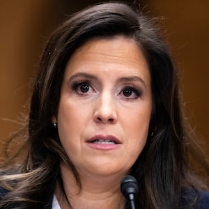 Rep. Elise Stefanik, R-N.Y., President-elect Donald Trump's nominee to be ambassador to the United Nations, testifies during her Senate Foreign Relations Committee confirmation hearing in Dirksen building on Tuesday, Jan. 21, 2025.