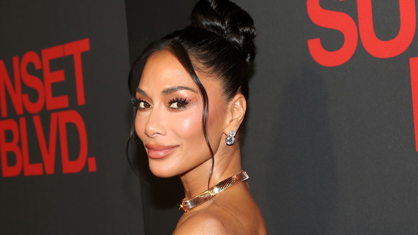 Nicole Scherzinger attends the opening night of "Sunset BLVD" at St James Theater on October 20, 2024 in New York City.