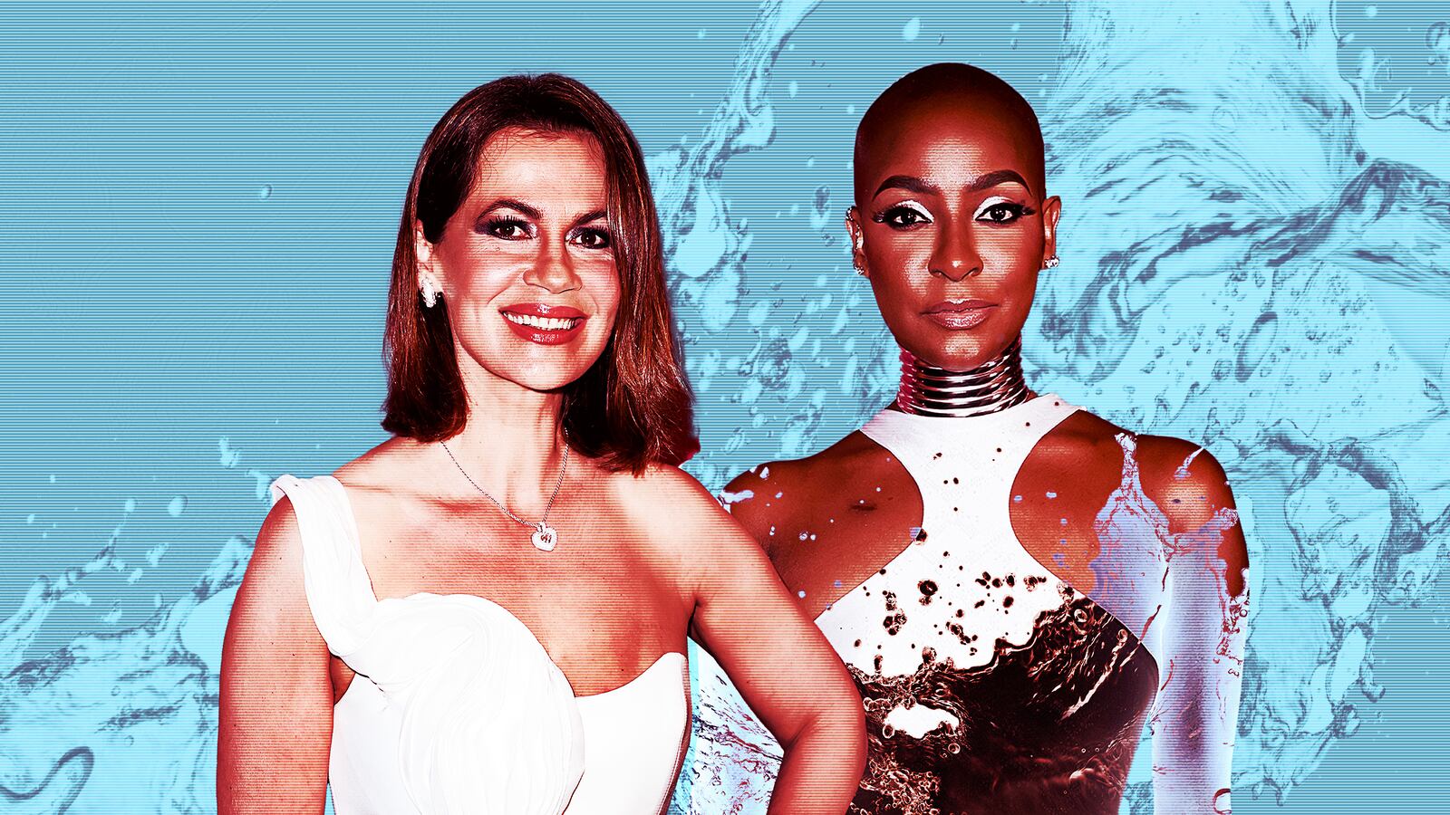 Julia Lemigova and Guerdy Abraira