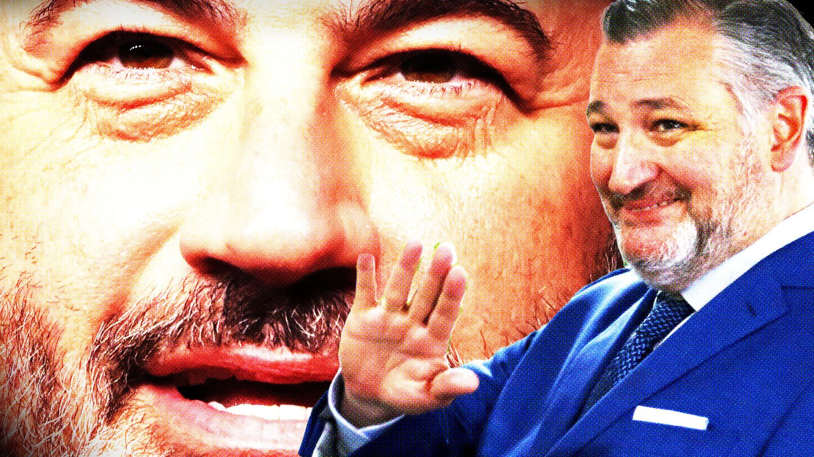 Jimmy Kimmel and Ted Cruz