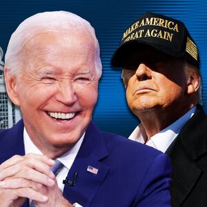 Donald Trump, Joe Biden illustration