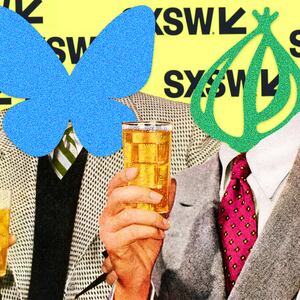 Bluesky, the Onion, and Project Liberty throw a SXSW party illustration