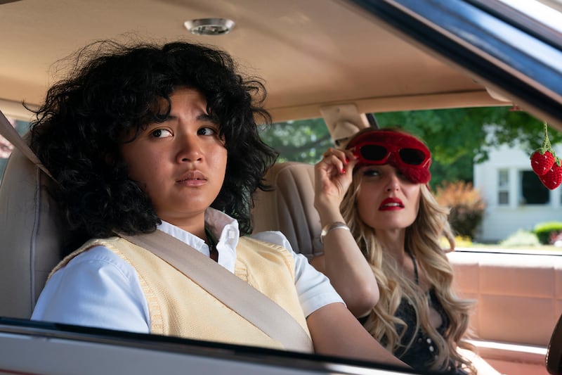Sam Morelos and Chloe Fineman in Summer of 69.