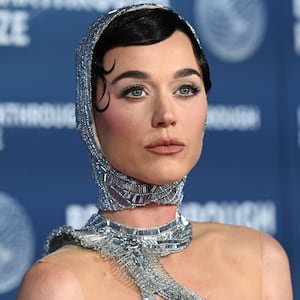 Katy Perry at The 11th Breakthrough Prize Ceremony held at Barker Hanger on April 05, 2025 in Santa Monica, California.