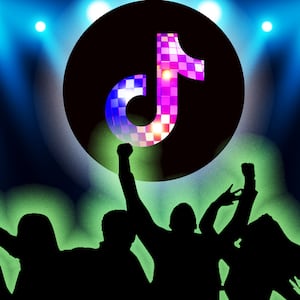 Tik Tok Party illustration
