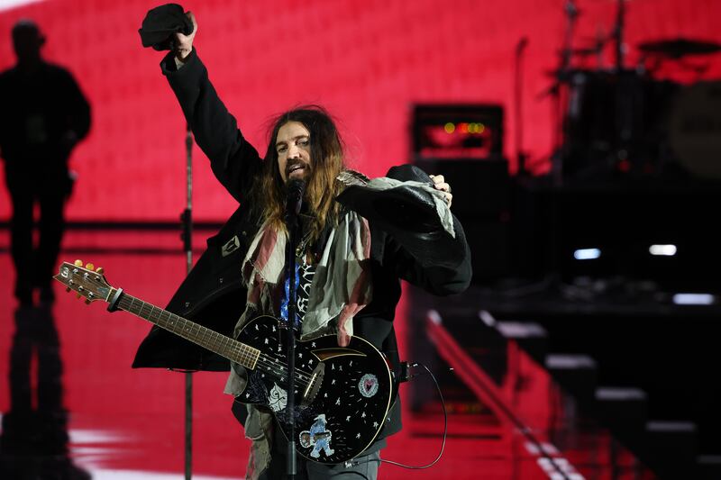 Billy Ray Cyrus performs during President Donald Trump's Liberty Inaugural Ball on January 20, 2025 in Washington, D.C.