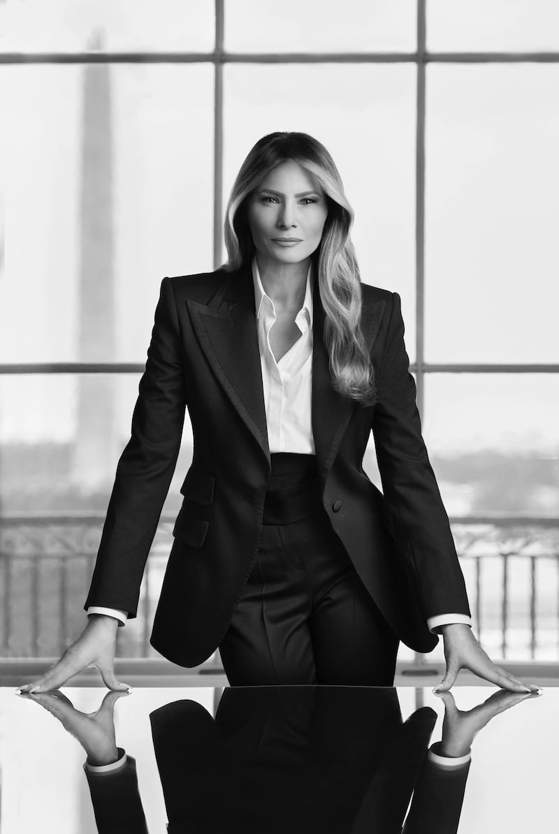 Melania Trump.