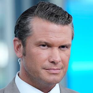 Former Fox anchor Pete Hegseth appears on "FOX & Friends" at Fox News Channel Studios on August 09, 2019 in New York City.