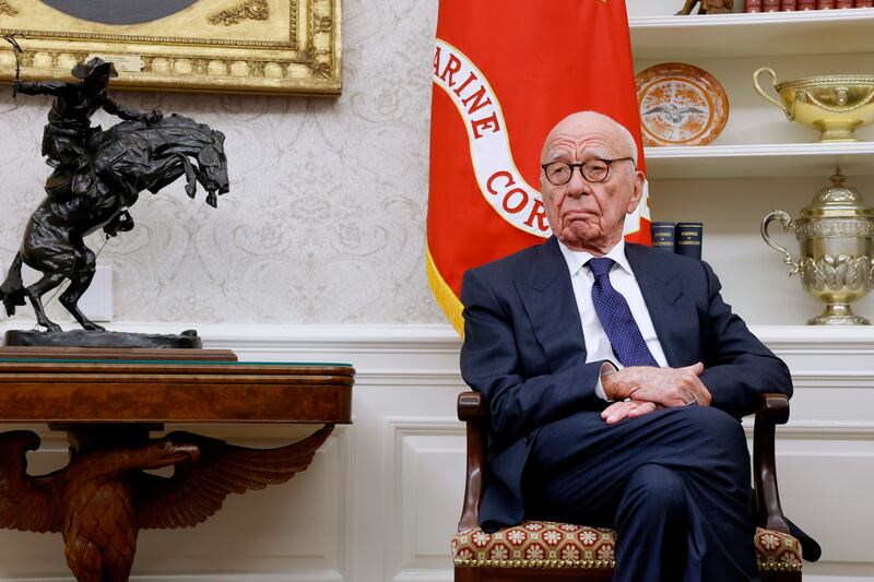 Rupert Murdoch has let The Wall Street Journal's news side report on matters involving the president.