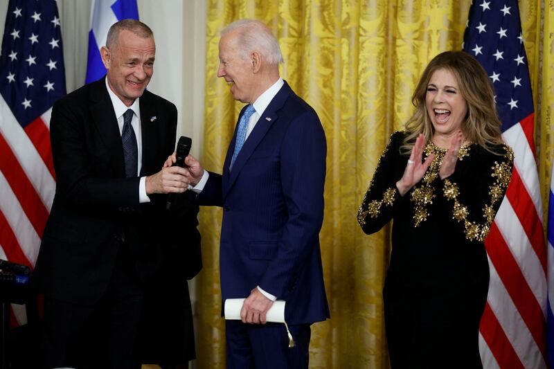 Tom Hanks was an outspoken supporter of former presidents Joe Biden and Barack Obama. The latter leader awarded him the Presidential Medal of Freedom in 2016.