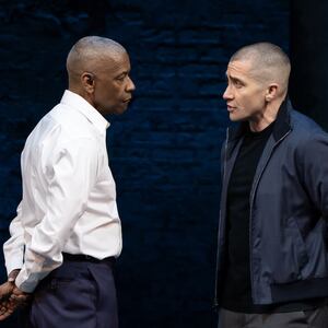 Denzel Washington and Jake Gyllenhaal