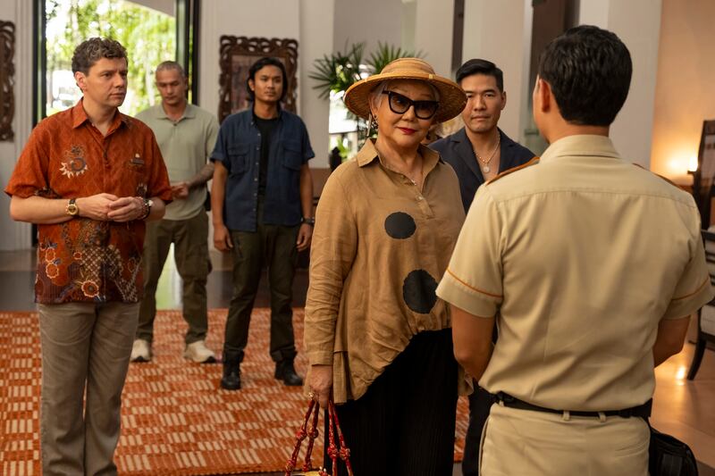 Christian Friedel, Lek Patravadi, and Tayme Thapthimthong.