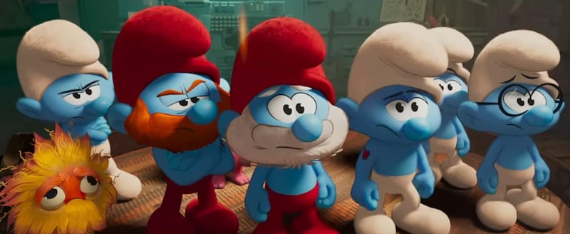A still from 'Smurfs'