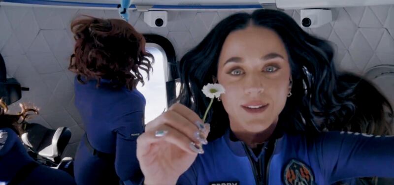 Blue Origin space flight crew screengrab