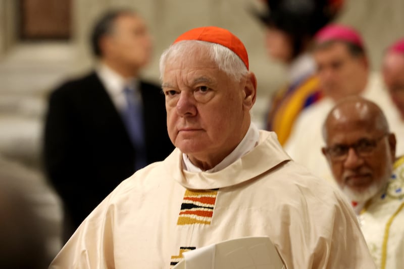 German cardinal Gerhard Ludwig Müller attends a mass at St. Peter's Basilica in 2024.