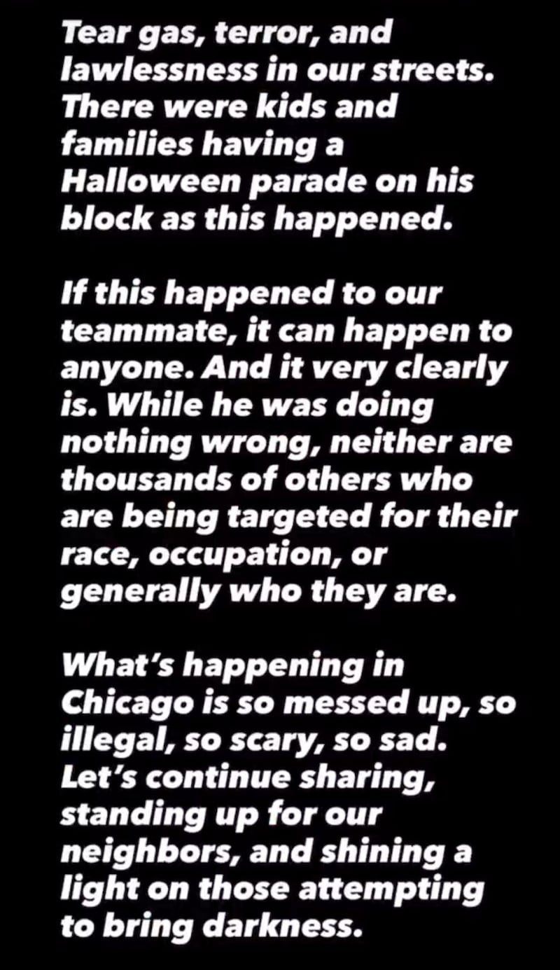 The Instagram video posted by DWRunning club about the incident.