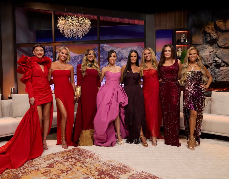 Bronwyn Newport, Whitney Rose, Mary Cosby, Angie Katsanevas, Lisa Barlow, Heather Gay, Meredith Marks and Britani Bateman