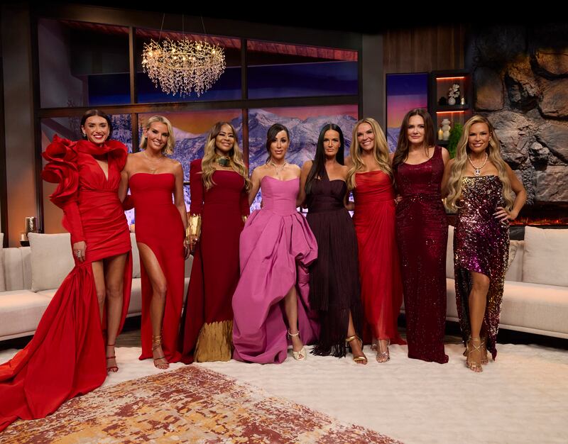 Bronwyn Newport, Whitney Rose, Mary Cosby, Angie Katsanevas, Lisa Barlow, Heather Gay, Meredith Marks and Britani Bateman