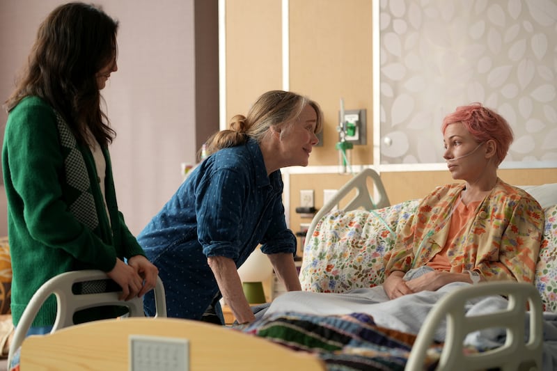 Jenny Slate as Nikki, Sissy Spacek as Gail and Michelle Williams as Molly.