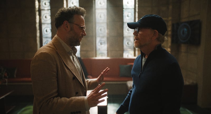 Seth Rogen and Ron Howard.